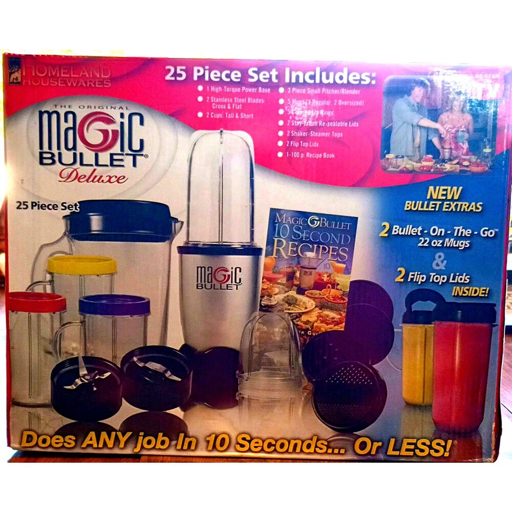 Magic Bullet deluxe set Mixer lot